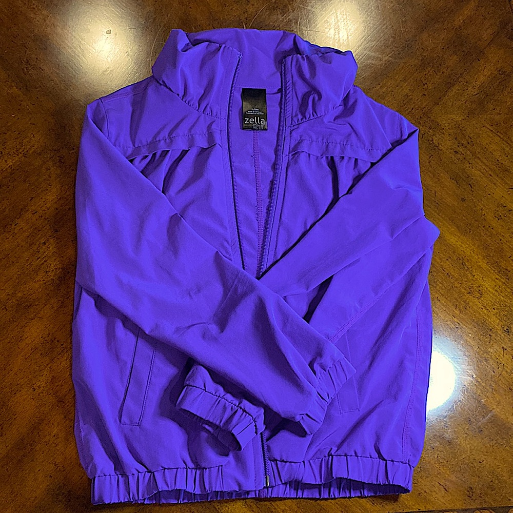 Purple workout jacket